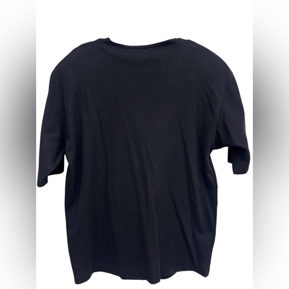 Colorful Fish Design Black T-Shirt - Picture 2 of 6